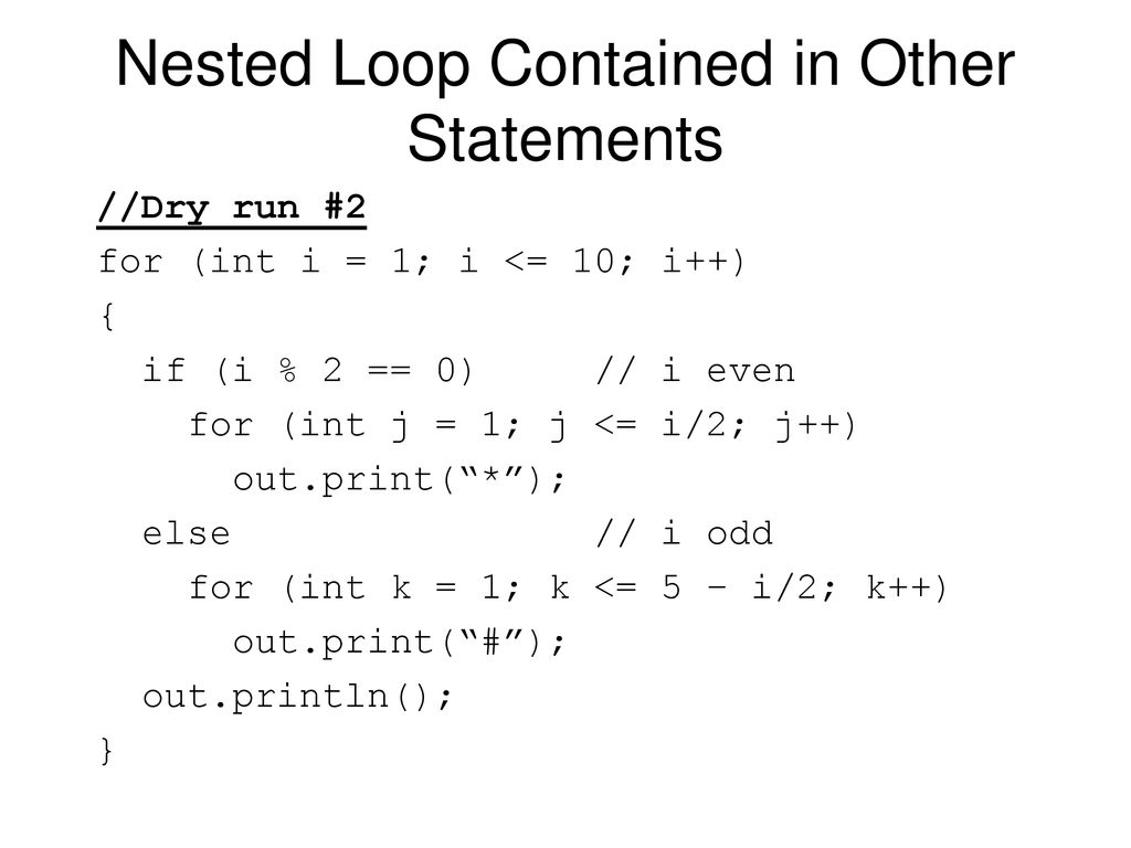Nested Loop Review and Two-Dimensional Arrays - ppt download image.