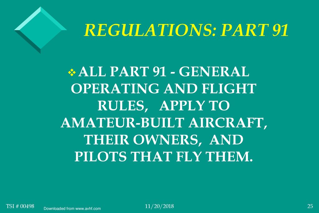 CERTIFICATION OF AMATEUR BUILT AIRCRAFT ppt download
