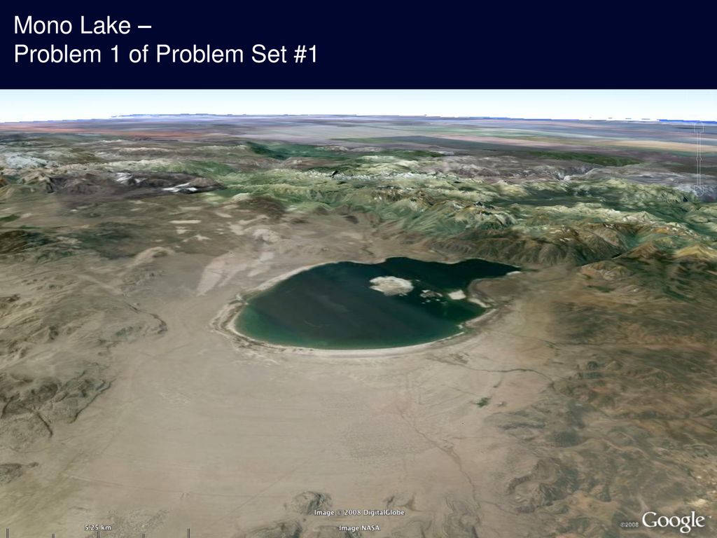 Mono Lake – Problem 1 of Problem Set #1