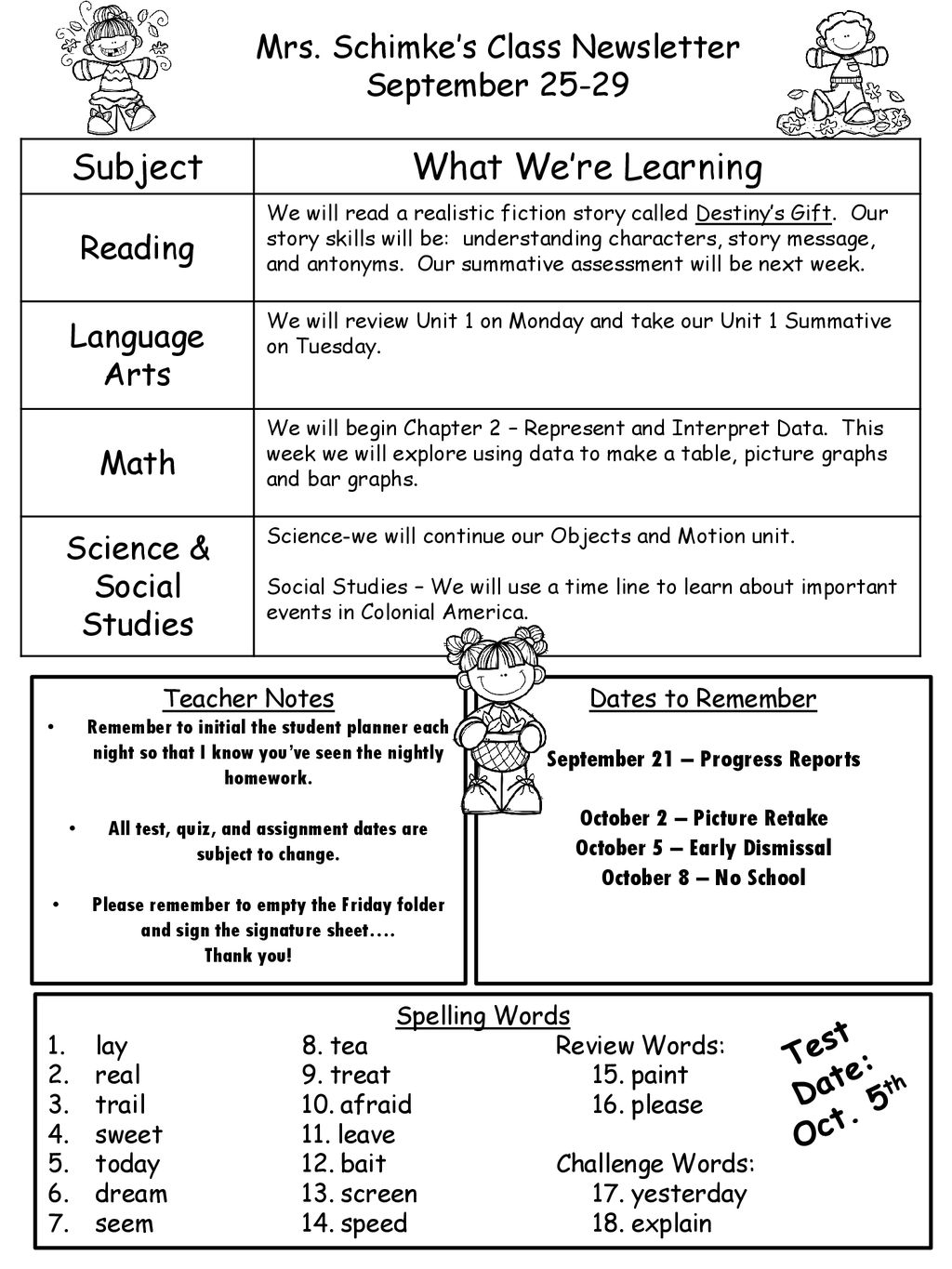 subject-what-we-re-learning-mrs-schimke-s-class-newsletter-ppt-download