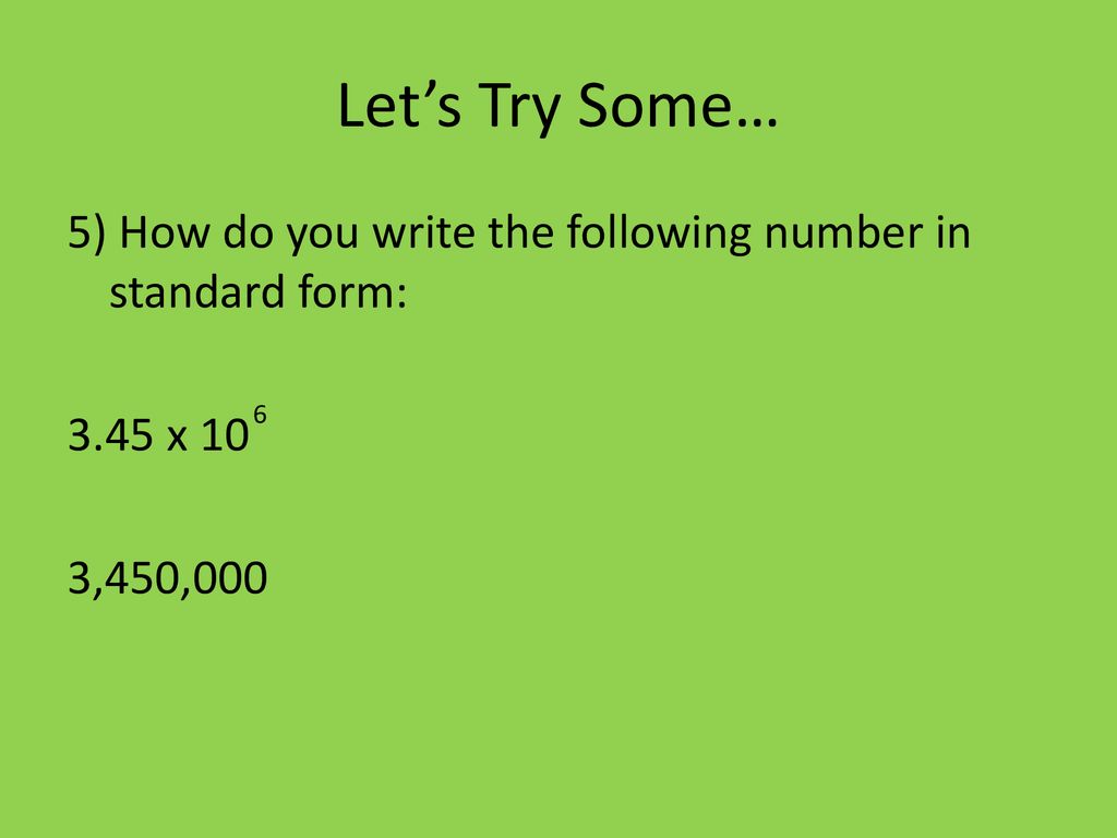 Scientific Notation Notes CCSS Math 25.EE.A.25 - ppt download