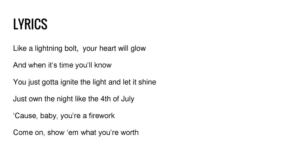 I Chose Firework By Katy Perry Ppt Download I Chose Firework By Katy Perry Ppt Download