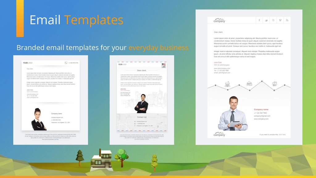 Templates Branded  templates for your everyday business