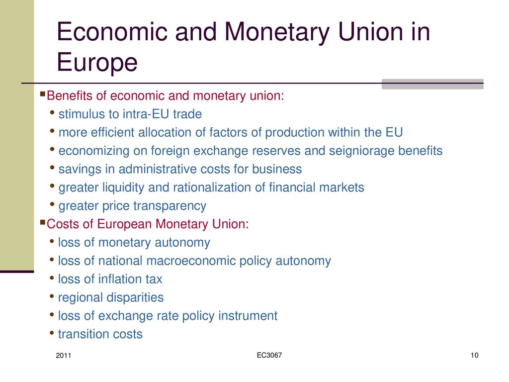 Economic And Monetary Union In Europe Ppt Download - 