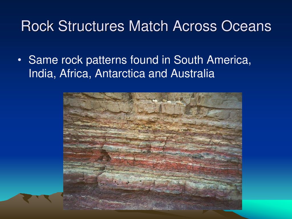 Rock Structures Match Across Oceans