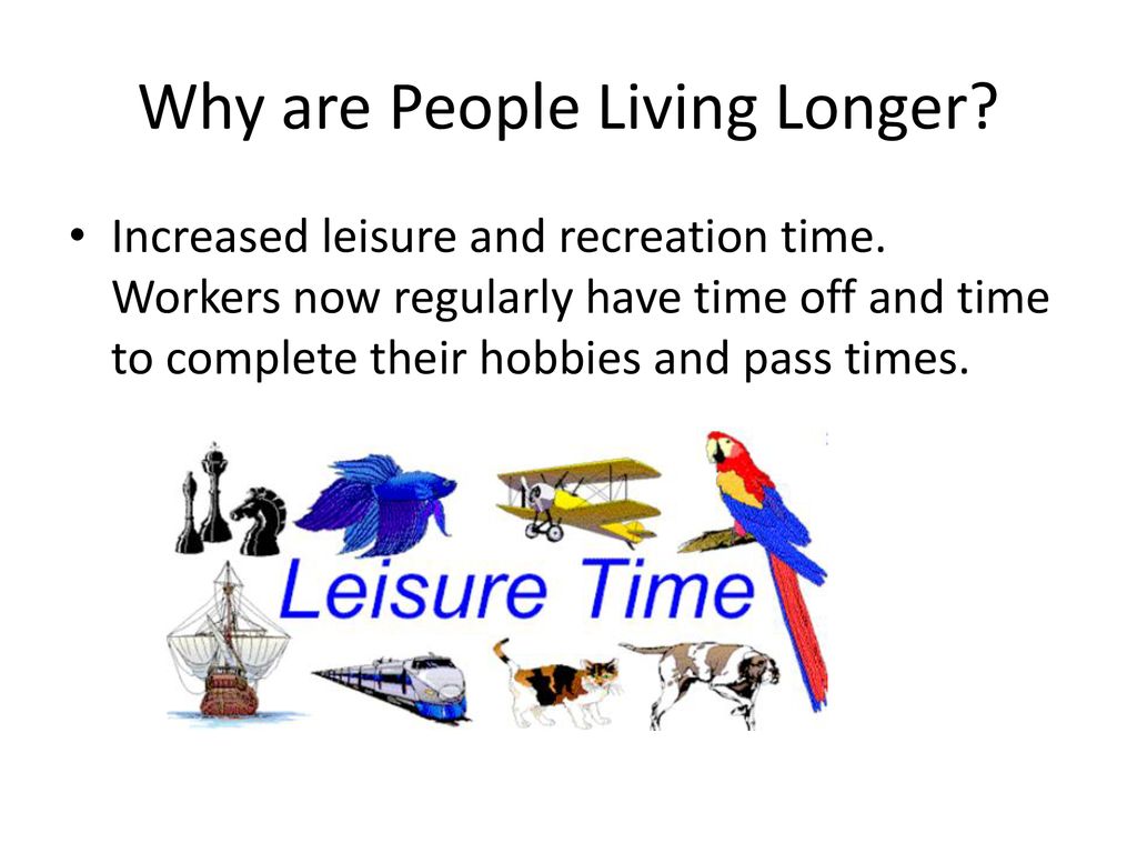 Why are people living longer ppt download