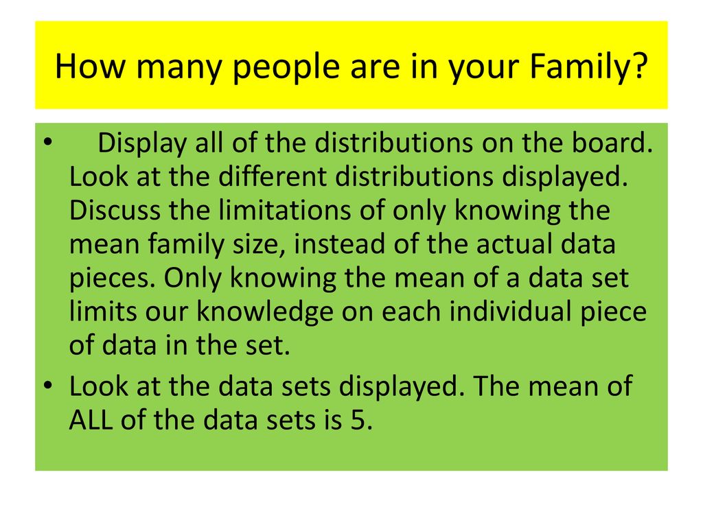 How many people are in your Family