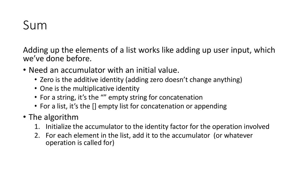 List Algorithms Taken from notes by Dr. Neil Moore - ppt download