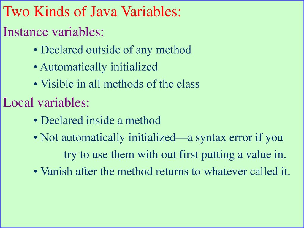 Java I. - ppt download