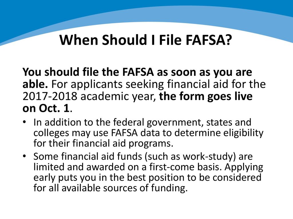 FAFSA What Students and Families Need to Know ppt download