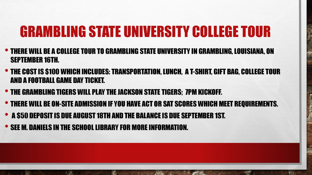 Grambling State University College Tour