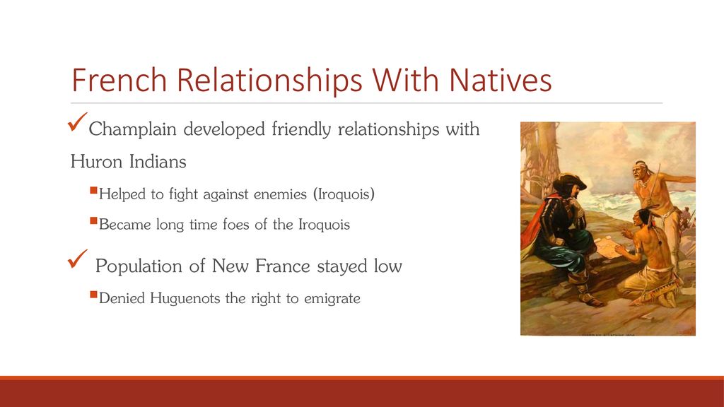 French Relationships With Natives