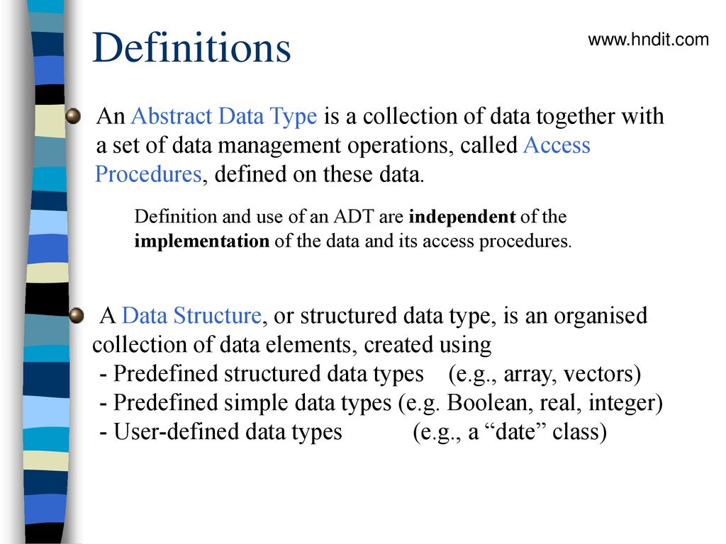 Data Structures And Algorithms It Ppt Download