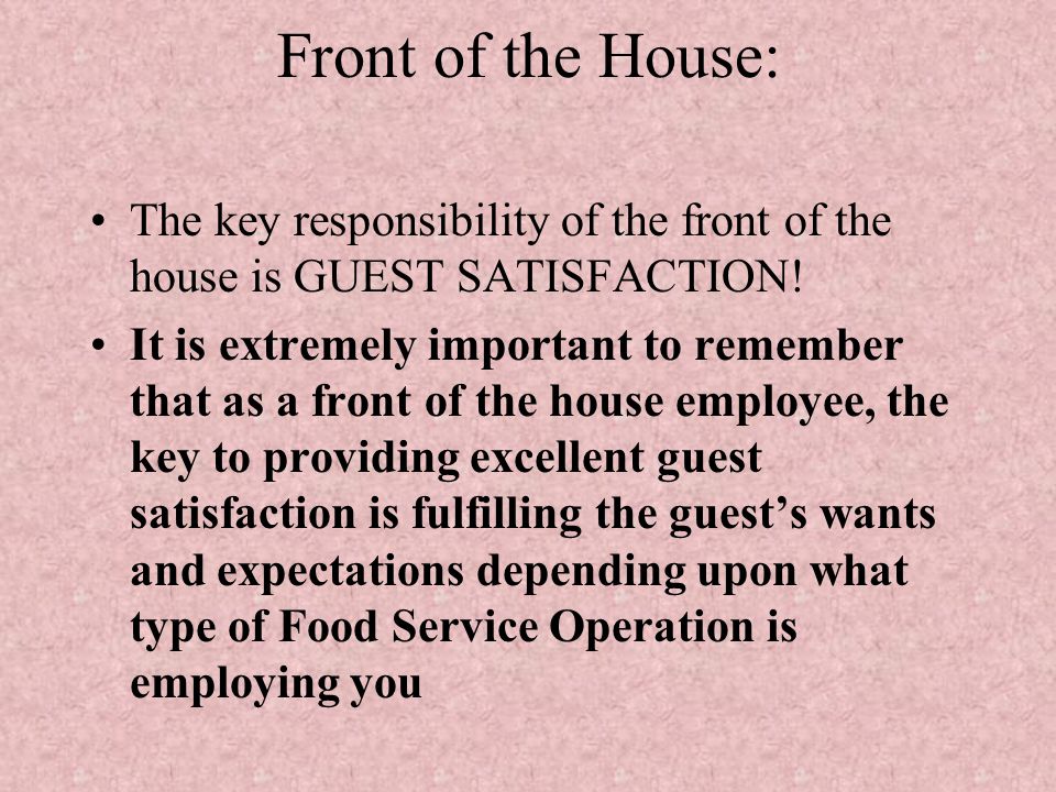 Restaurant Operations - Ppt Video Online Download