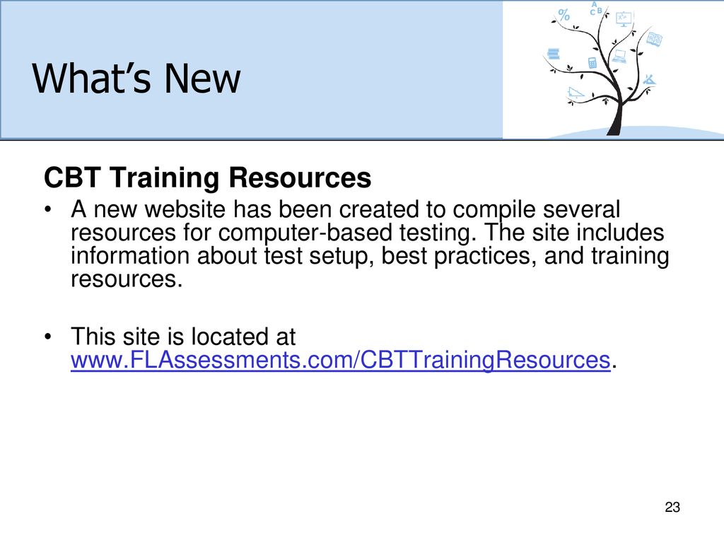 What’s New CBT Training Resources