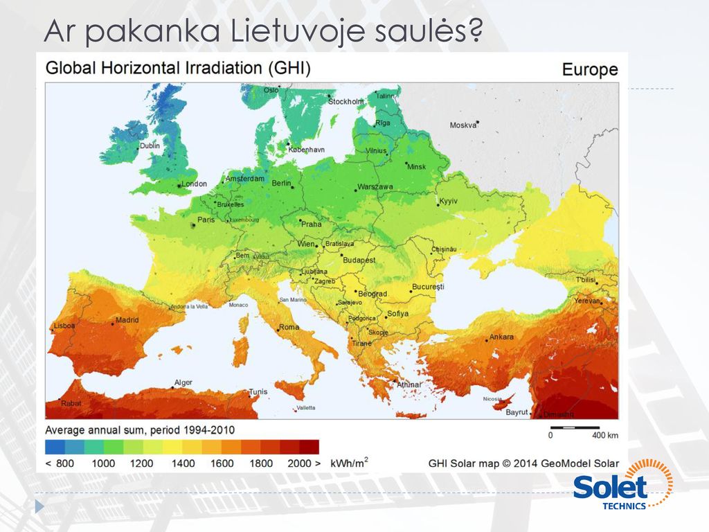Ar pakanka Lietuvoje saulės