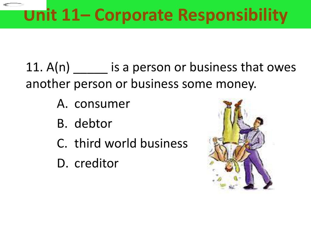 Unit 11 Corporate Responsibility Ppt Download