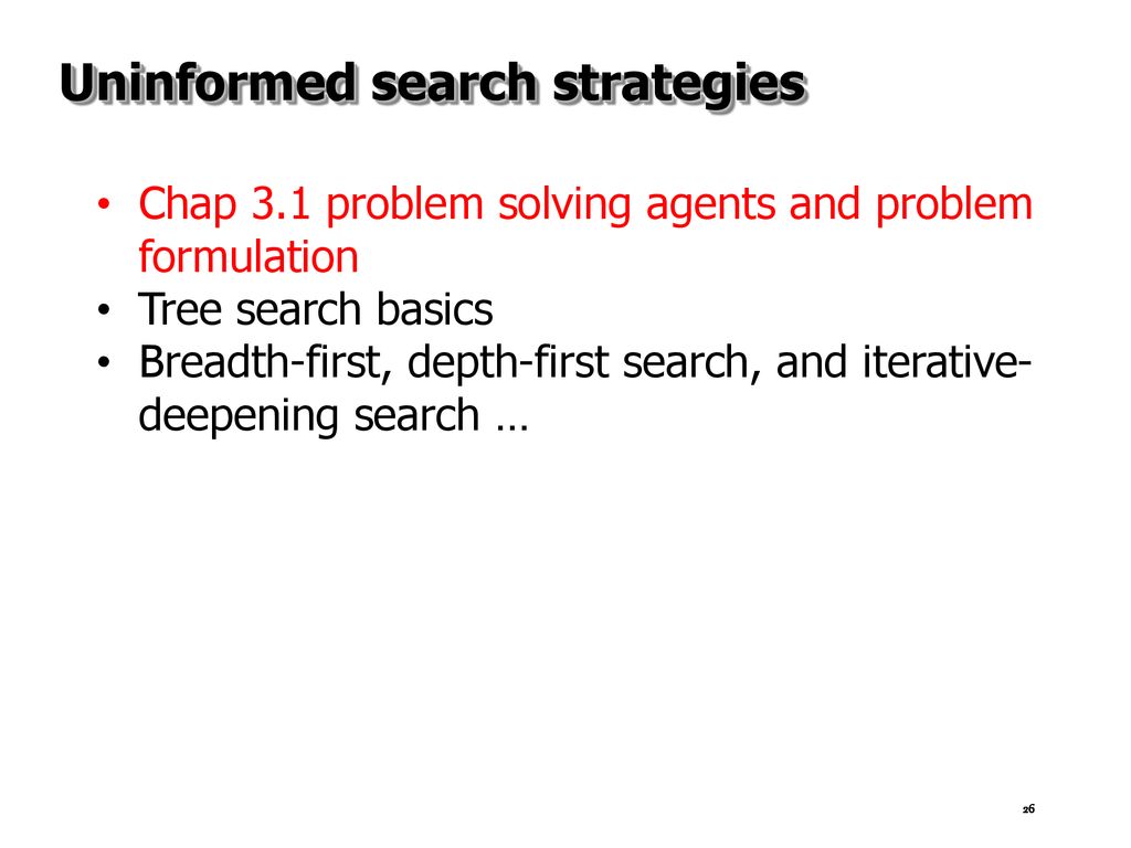 Cse 4705 artificial intelligence ppt download
