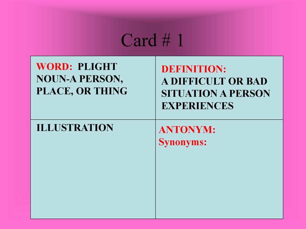 Vocabulary Ppt Download