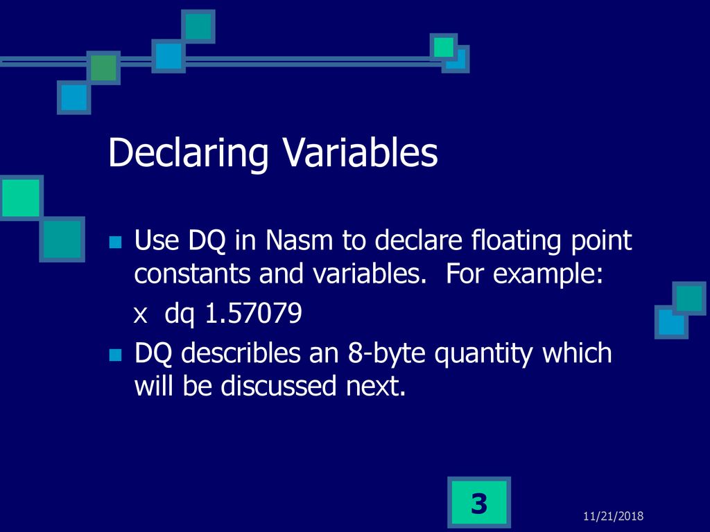 Using the 80x87 math chip in assembly ppt download