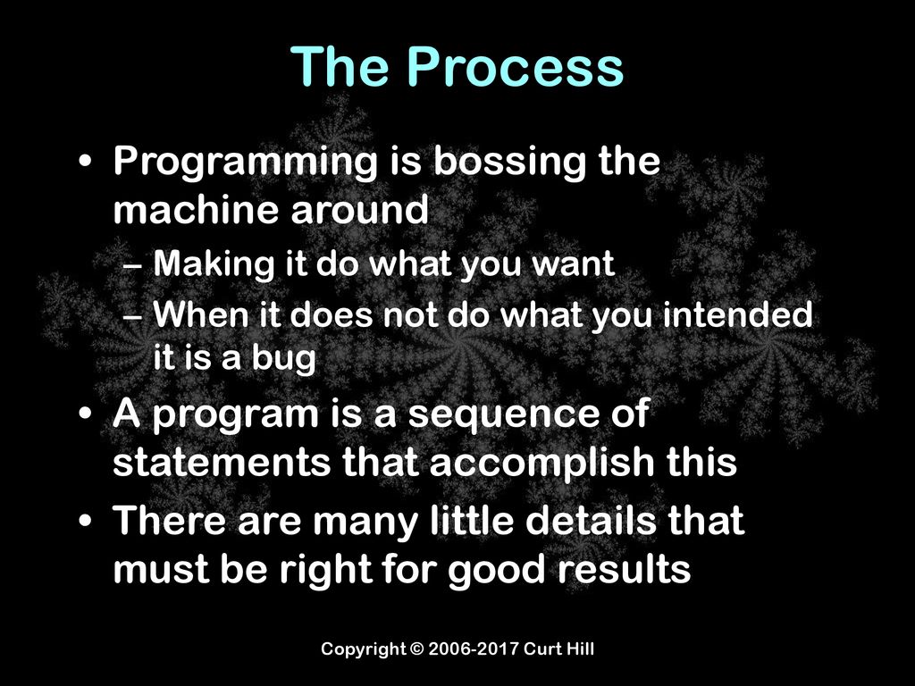 Concepts From Alice Switching to Java Copyright © Curt Hill. - ppt download