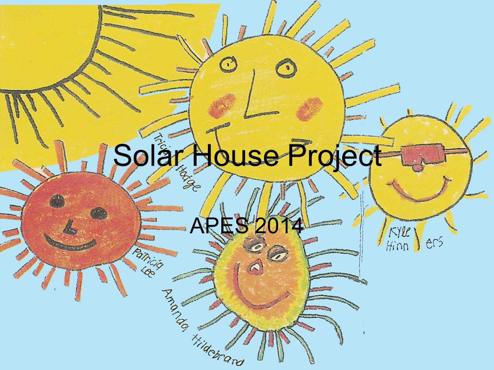 Solar House Project APES 2014