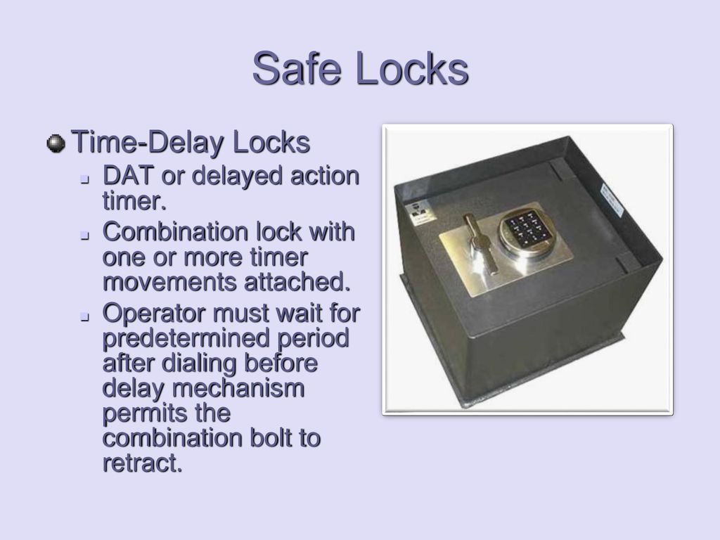 Crime Prevention Part I Safes & Vaults ppt download