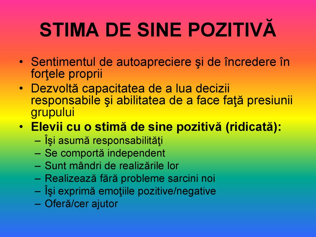 Autocunoasterea Programe Educaţionale De Dezvoltare A Stimei De Sine Si Autoeficienţei In Pregătirea Pentru Reusita Profesională Si Personală Calităţi Ppt Download