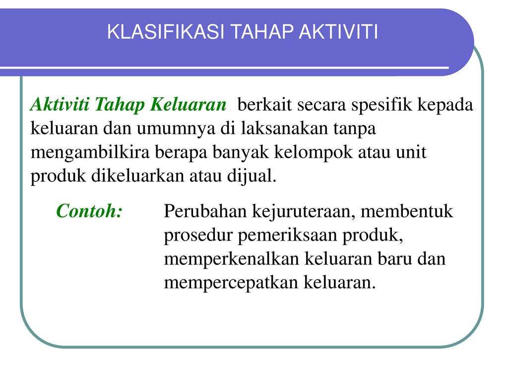 Pengkosan Berasaskan Aktiviti Pelajari Cara Melakukan Pengekosan Berdasarkan Aktiviti