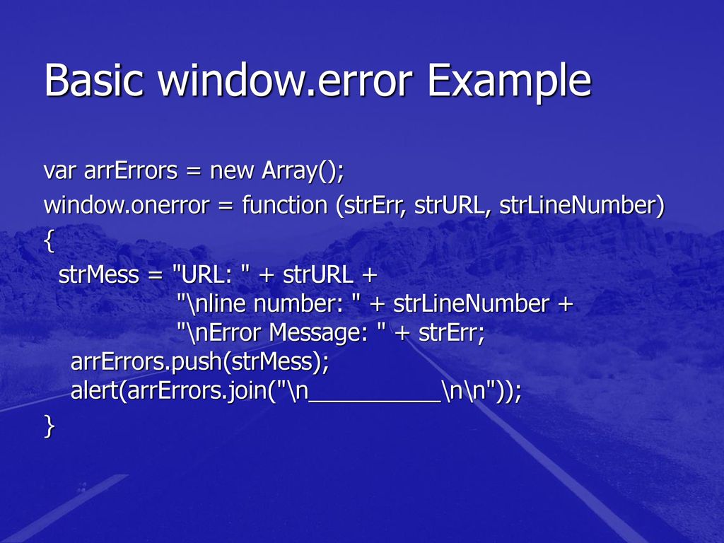 Tracking clientside errors techniques to track blackbox errors ppt