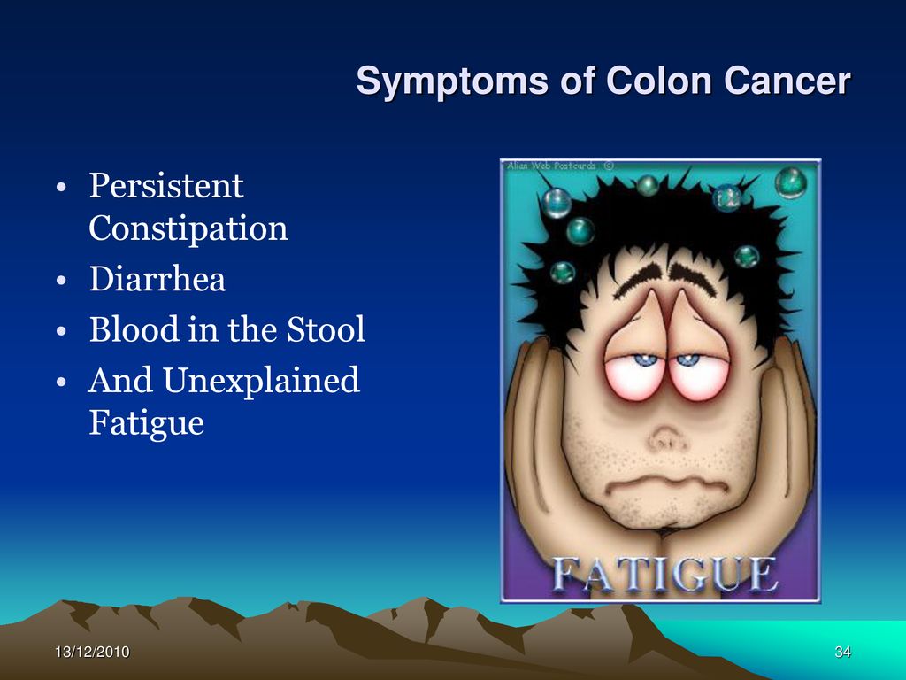 cancer colon fatigue