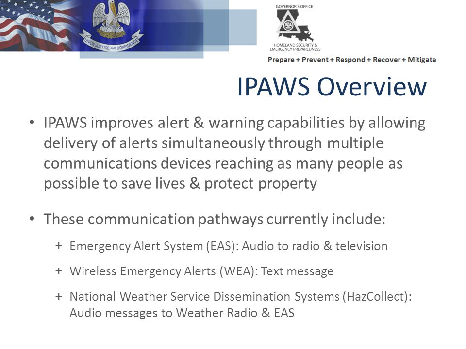IPAWS Overview