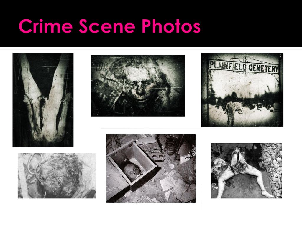 Crime Scene Photos.