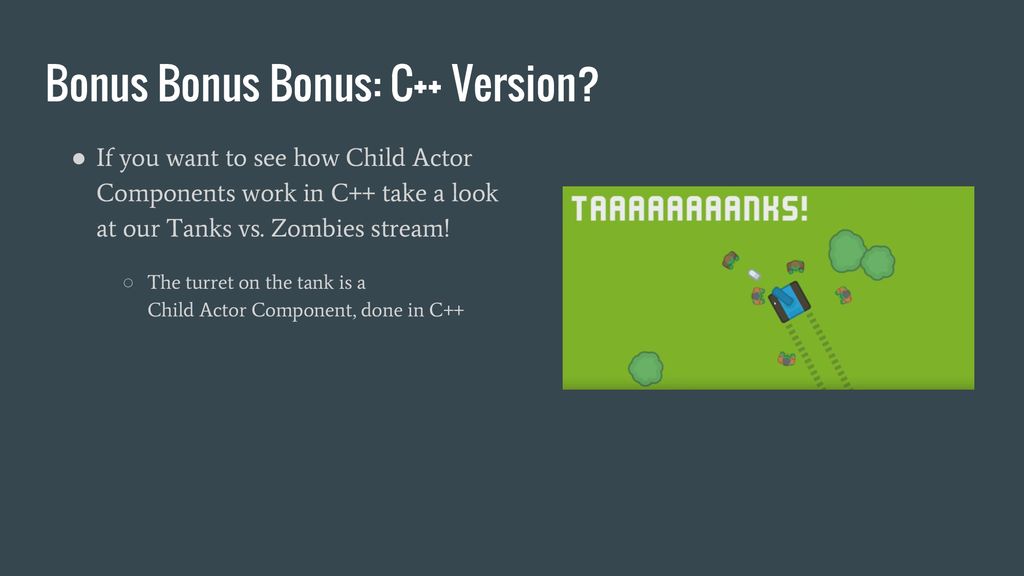 Bonus Bonus Bonus: C++ Version