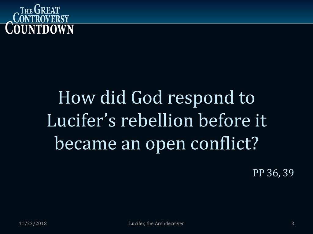 Lucifer, The Archdeceiver - Ppt Download