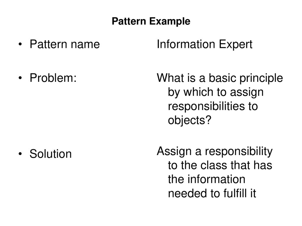 GRASP Design Patterns: Designing Objects with Responsibilities - ppt ...