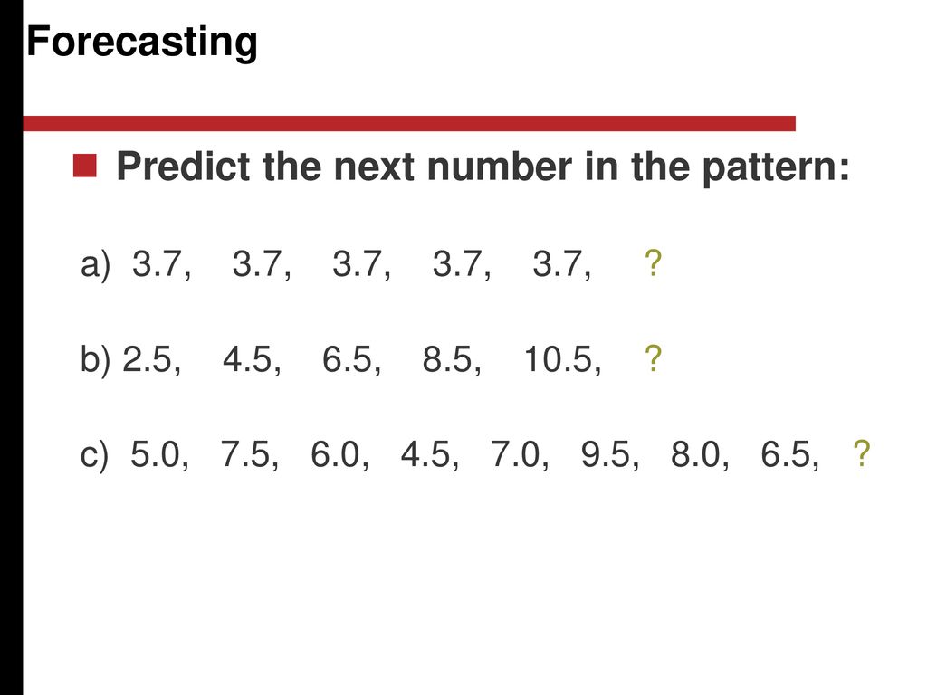 Forecasting k prasanthi ppt download