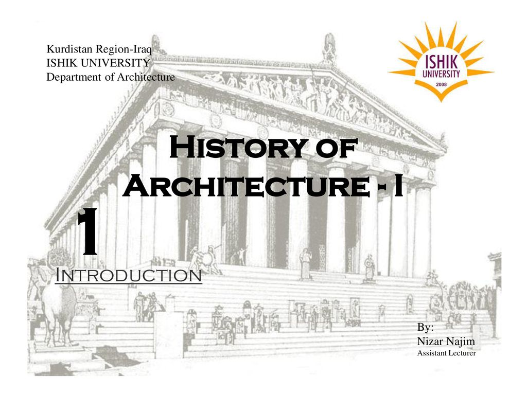 History of Architecture - I - ppt download