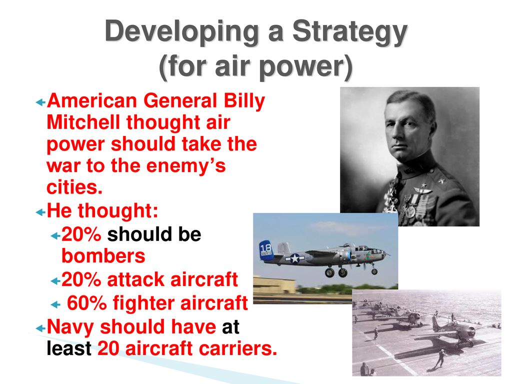 Developing a Strategy (for air power)