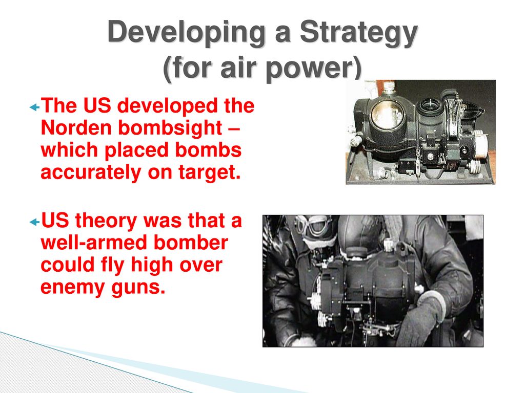 Developing a Strategy (for air power)