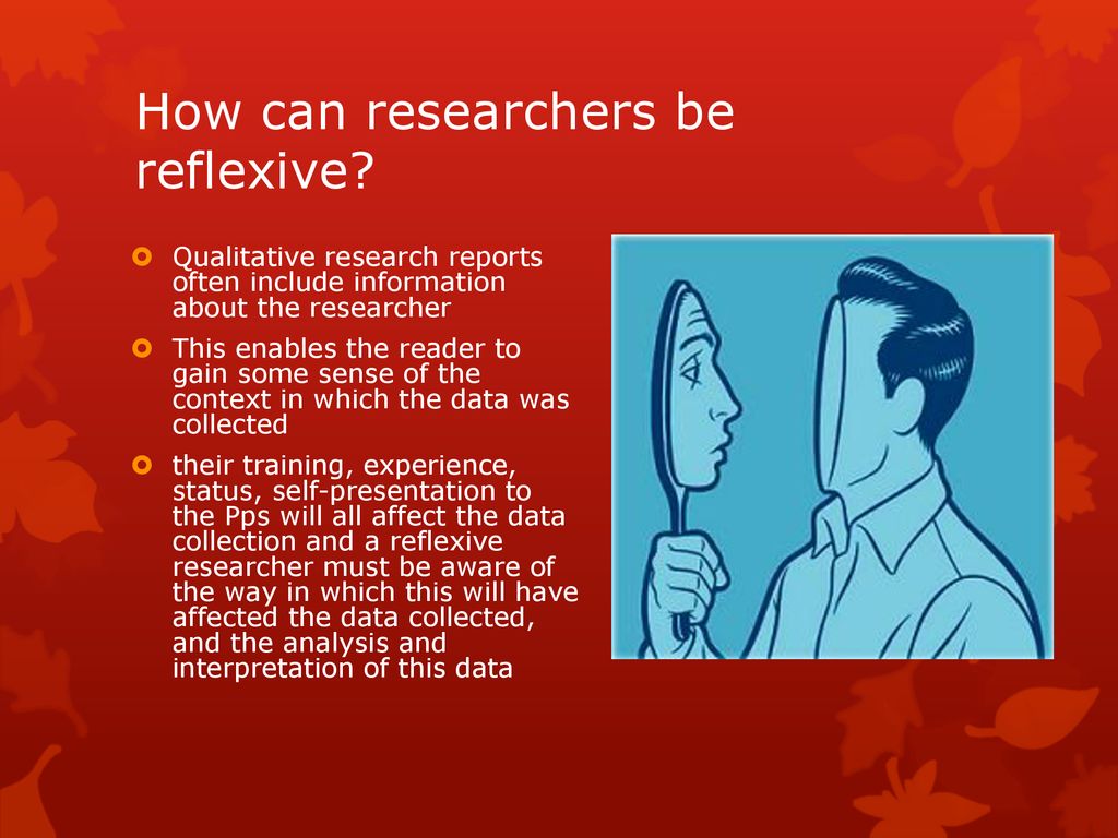 reflexive analysis in qualitative research example