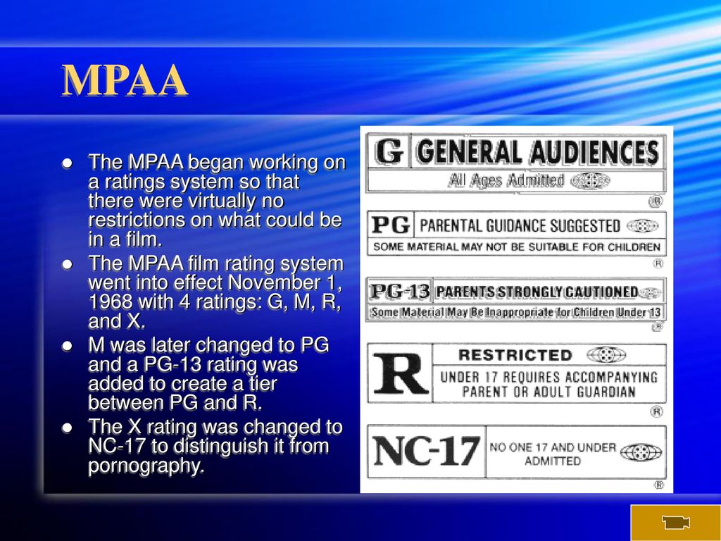 The MPAA Film Rating History by JamesMoulton1988 on DeviantArt