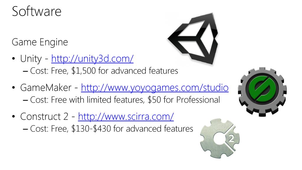Software Game Engine Unity -