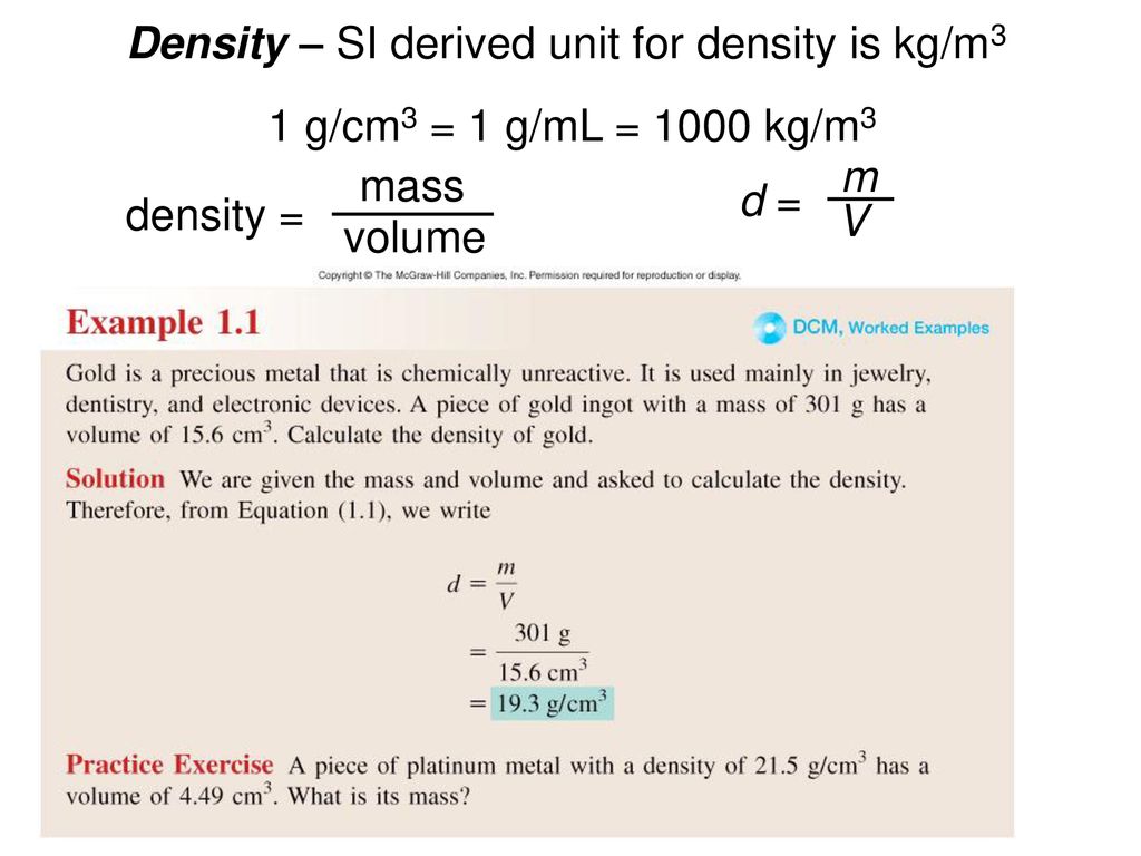 Express a mass of 76g in the unit of kilogram 76g x 1kg = 0.076kg - ppt  download