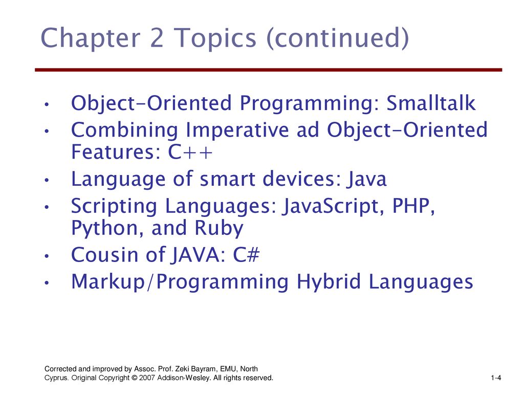 Evolution of the Major Programming Languages - ppt download