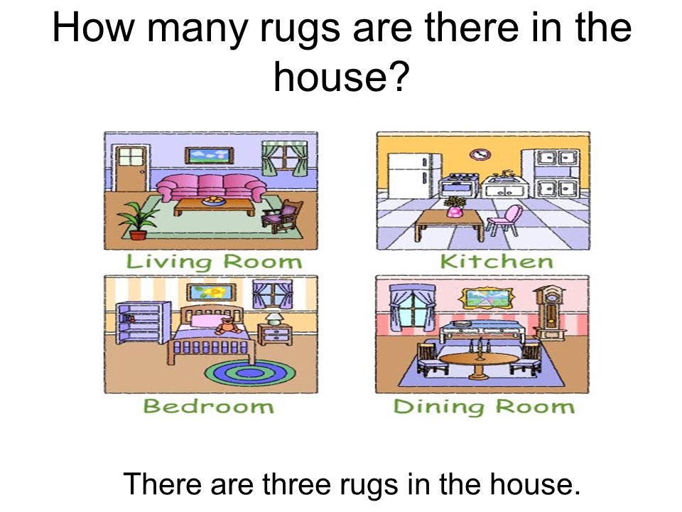 How many rugs are there in the house