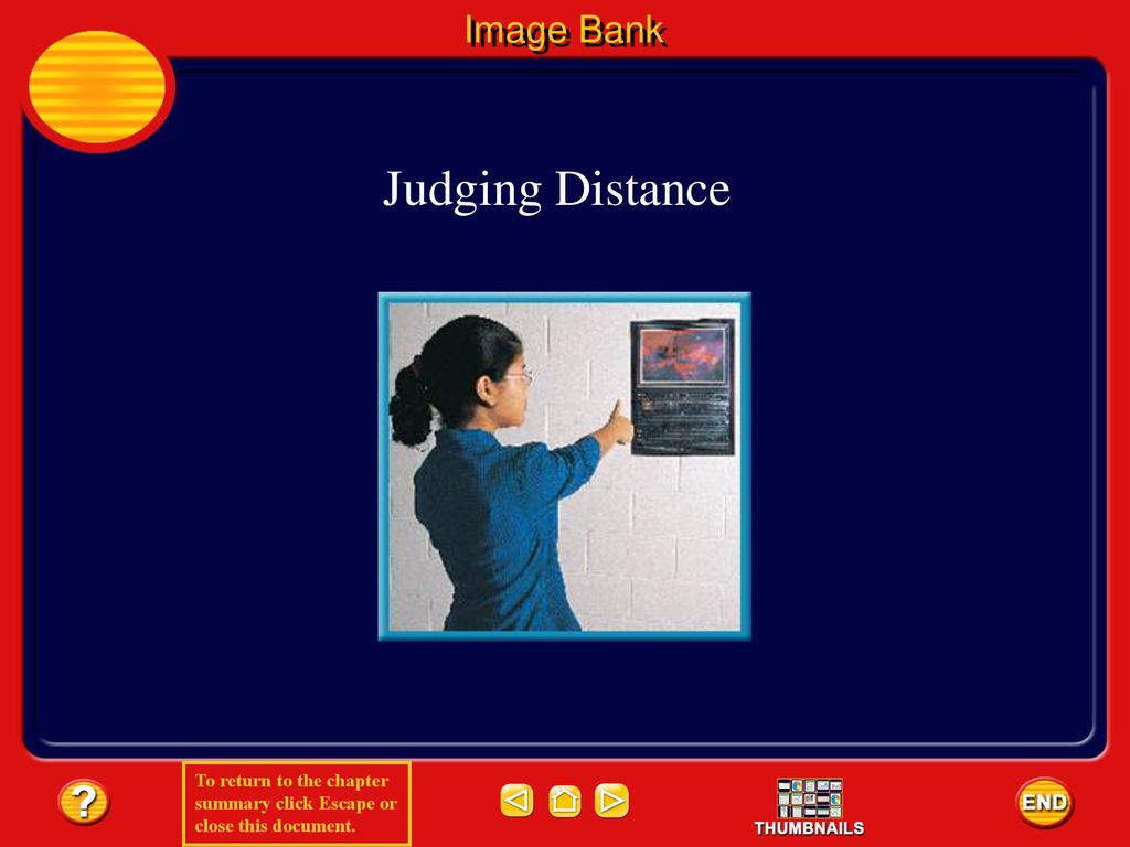 Image Bank Judging Distance