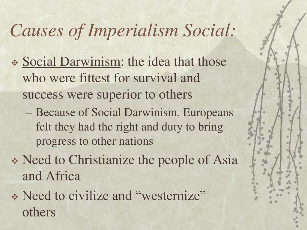 what was the cause of imperialism