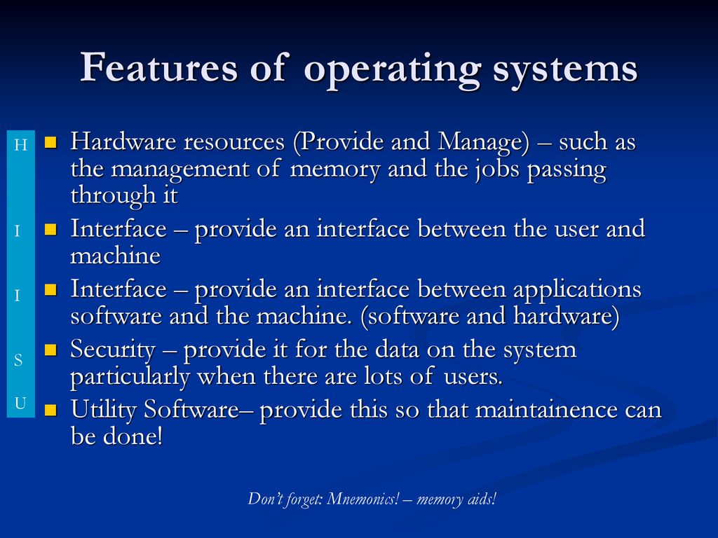 Chapter 13 The Function of Operating Systems - ppt download