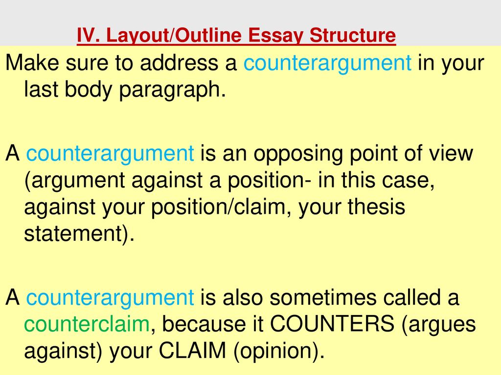 Argumentative Essay Writing ppt download